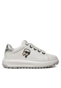 Karl Lagerfeld - KARL LAGERFELD Sneakersy KL67530 Biały. Kolor: biały. Materiał: skóra