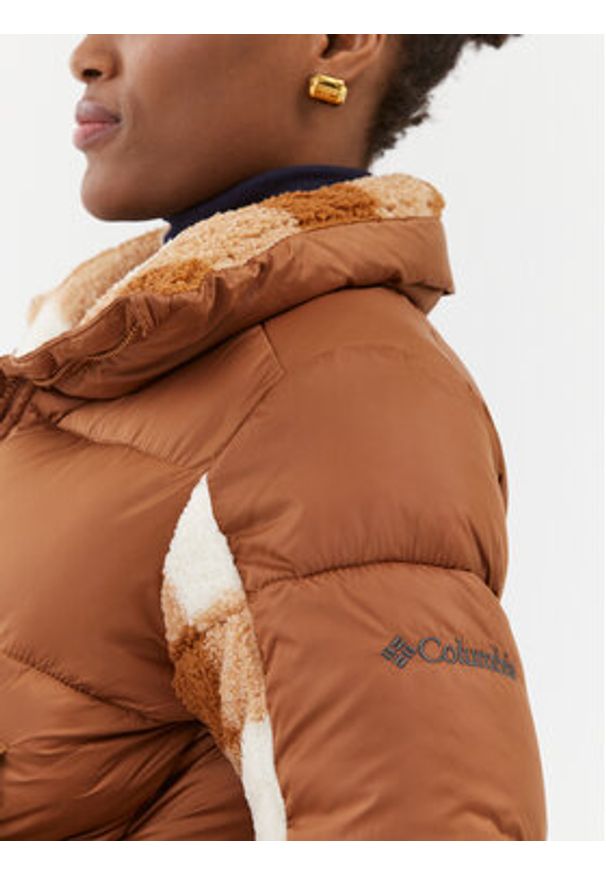 columbia - Columbia Kurtka zimowa Leadbetter Point™ Sherpa Hybrid Brązowy Regular Fit. Kolor: brązowy. Materiał: syntetyk. Sezon: zima