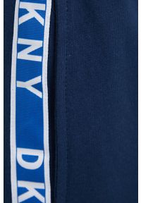 DKNY - Dkny Spodnie piżamowe bawełniane N5.6762 z nadrukiem. Kolor: niebieski. Materiał: bawełna. Wzór: nadruk #2