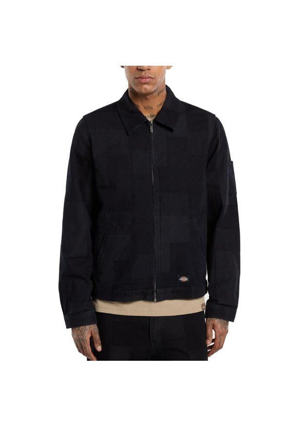 Kurtka Dickies Model Dk0a4z75rin1 Jacquard Eisenhower Kolor Czarny. Kolor: czarny. Materiał: tkanina
