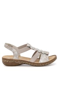 Sandały Rieker. Kolor: beżowy #1
