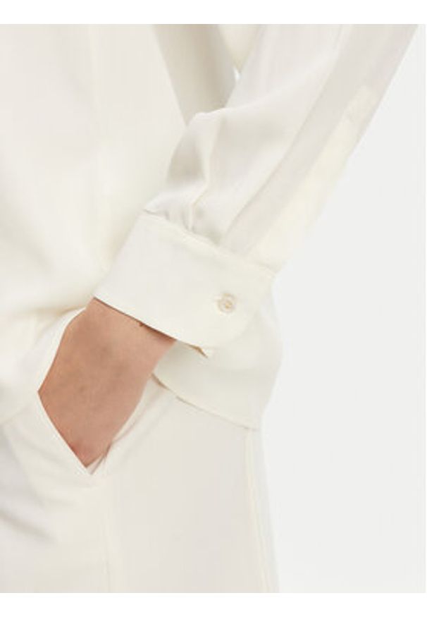 Marella Koszula Calabra 2523116061 Biały Regular Fit. Kolor: biały. Materiał: syntetyk