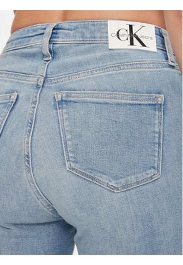 Calvin Klein Jeans Jeansy J20J222142 Niebieski Skinny Fit. Kolor: niebieski
