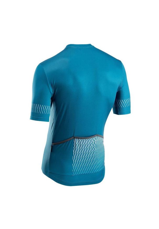 Koszulka rowerowa męska NORTHWAVE ORIGIN Jersey niebieska. Kolor: wielokolorowy, niebieski, szary. Materiał: jersey