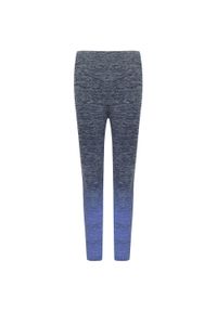 TOMBO - Legginsy Bezszwowe Damskie Fade. Kolor: niebieski. Sport: turystyka piesza #1