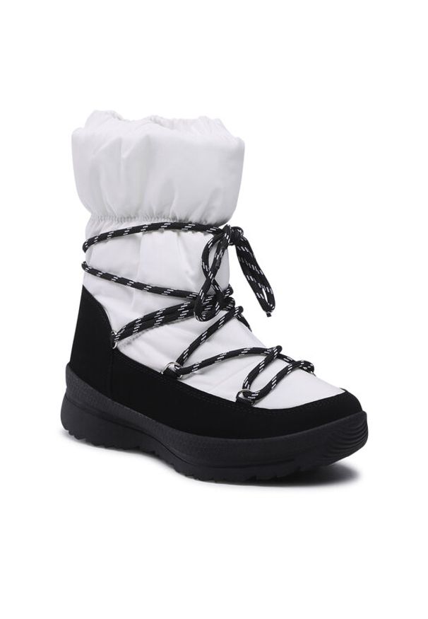 Jenny Fairy Śniegowce NS10121 Biały. Kolor: biały. Materiał: materiał