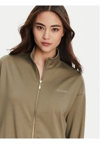 Guess Bluza V5YL09 KCX42 Brązowy Regular Fit. Kolor: brązowy. Materiał: syntetyk #3