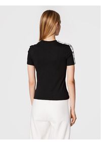 Chiara Ferragni T-Shirt 73CBHT13 Czarny Slim Fit. Kolor: czarny. Materiał: bawełna #5