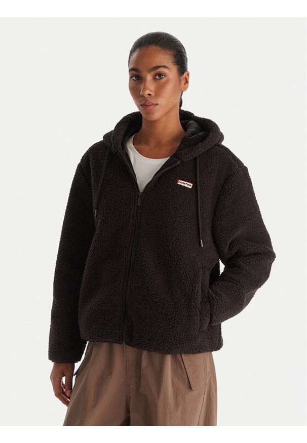 Hunter Polar Bonelle HARW0053242 Czarny Relaxed Fit. Kolor: czarny. Materiał: syntetyk