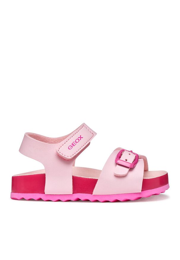 Sandały Geox. Kolor: różowy