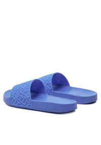 TOMMY HILFIGER - Tommy Hilfiger Klapki Th Monogram Pool Slide FW0FW06987 Niebieski. Kolor: niebieski #2