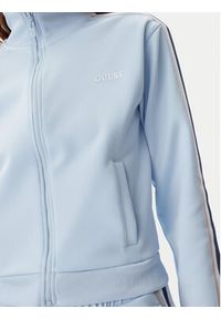 Guess Bluza V5GQ18 KCRU2 Błękitny Regular Fit. Kolor: niebieski. Materiał: syntetyk #4