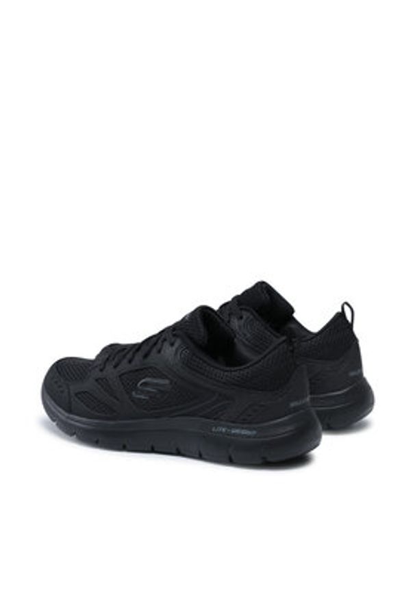 skechers - Skechers Sneakersy South Rim 52812/BBK Czarny. Kolor: czarny. Materiał: materiał