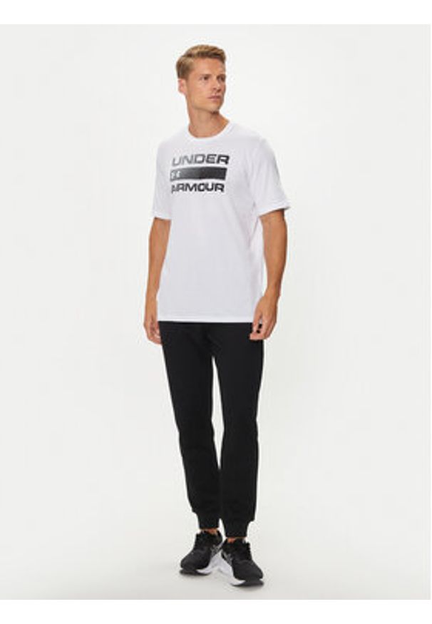 Under Armour T-Shirt Ua Team Issue Wordmark 1329582 Biały Regular Fit. Kolor: biały. Materiał: bawełna, syntetyk