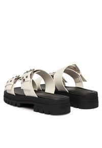 Tommy Jeans Klapki Tjw Buckle Straps Sandal EN02966 Écru. Kolor: kremowy. Materiał: skóra #4