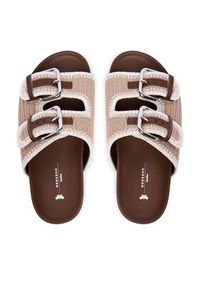 Weekend Max Mara Klapki 2615521055600 Beżowy. Kolor: beżowy. Materiał: materiał #6