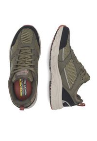 skechers - Skechers Sneakersy OAK CANYON VERKETTA 51898 OLBK Zielony. Kolor: zielony. Materiał: mesh, materiał