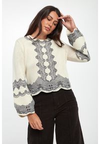 Twinset Milano - Sweter damski wełniany TWINSET. Materiał: wełna #1