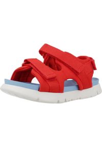 Camper - Sandały CAMPER ORUGA SANDAL KIDS Czerwony. Kolor: czerwony. Materiał: tkanina. Sezon: lato