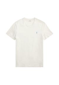 Polo Ralph Lauren T-Shirt 710671438524 Écru Slim Fit. Typ kołnierza: polo. Materiał: bawełna #5