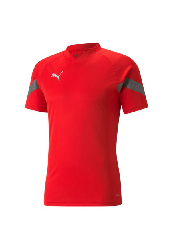 Koszulka treningowa Puma Team final. Kolor: czerwony. Materiał: jersey. Sport: piłka nożna