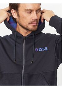 BOSS - Boss Bluza Zedoublehood 50501974 Granatowy Regular Fit. Kolor: niebieski. Materiał: bawełna