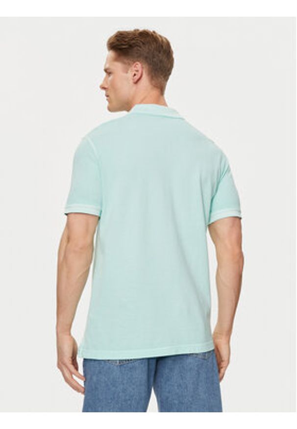 United Colors of Benetton - United Colors Of Benetton Polo 3089U301K Zielony Regular Fit. Typ kołnierza: polo. Kolor: zielony. Materiał: bawełna