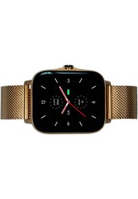 Maxcom Fit FW55 AURUM Pro złoty. Rodzaj zegarka: smartwatch. Kolor: złoty. Styl: sportowy, elegancki, klasyczny