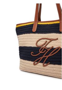 TOMMY HILFIGER - Tommy Hilfiger Torebka Th Nautical Tote Crochet Str AW0AW18816 Kolorowy. Wzór: kolorowy #4
