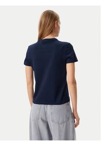 Tommy Jeans T-Shirt DW0DW20153 Granatowy Regular Fit. Kolor: niebieski. Materiał: bawełna #3