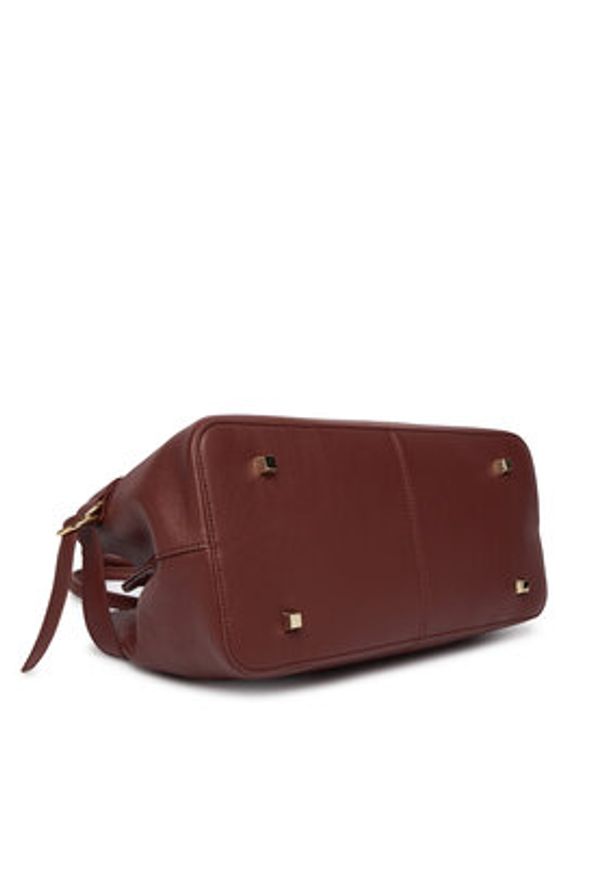 Patrizia Pepe Torebka 8B0305/L162 Brązowy. Kolor: brązowy. Materiał: skórzane