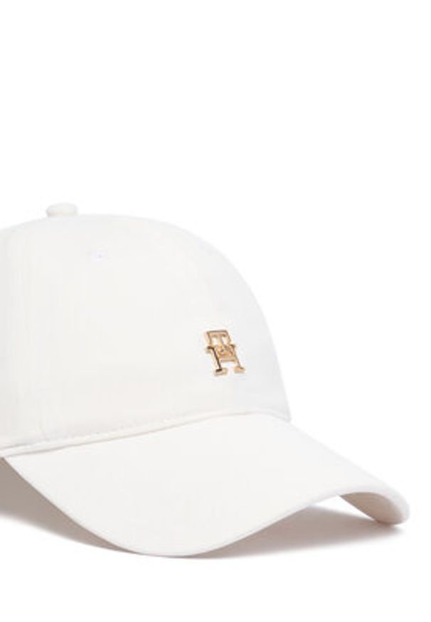 TOMMY HILFIGER - Tommy Hilfiger Czapka z daszkiem AW0AW18917 Biały. Kolor: biały. Materiał: bawełna