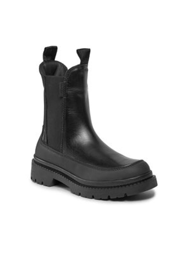 GANT - Gant Sztyblety Prepnovo Chelsea Boot 27551396 Czarny. Kolor: czarny. Materiał: skóra