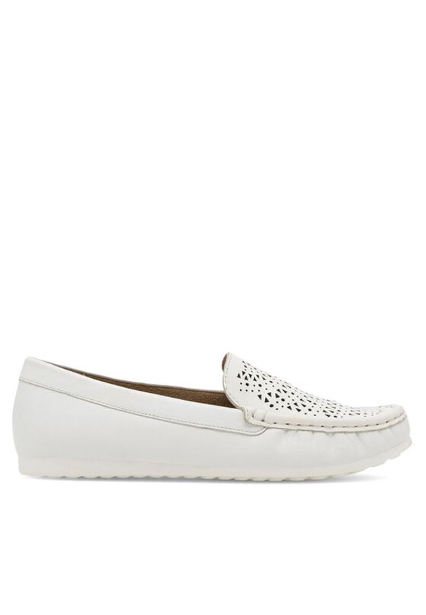 Lasocki Mokasyny GRD-D520-02 Biały. Kolor: biały. Materiał: skóra