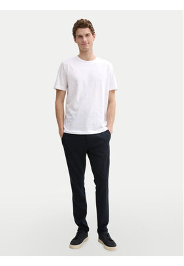 Tom Tailor T-Shirt 1045627 Biały Regular Fit. Kolor: biały. Materiał: bawełna