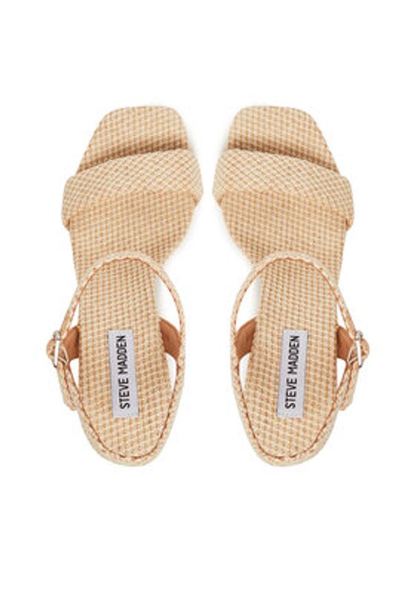 Steve Madden Sandały Mareena SM11003691 Beżowy. Kolor: beżowy. Materiał: materiał