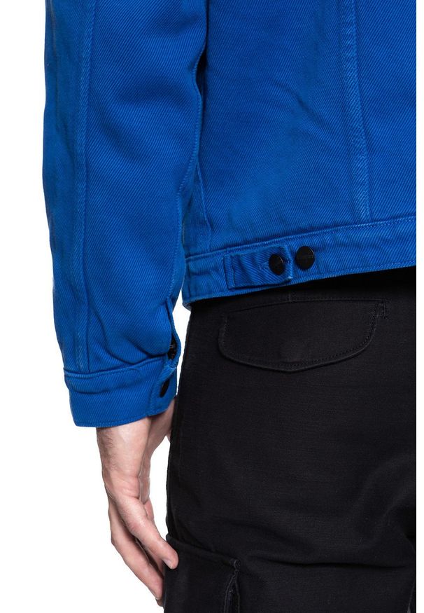 Wrangler - KURTKA ZIMOWA WRANGLER TWILL SHERPA COBALT BLUE W4A7W2B09 112129076. Sezon: zima