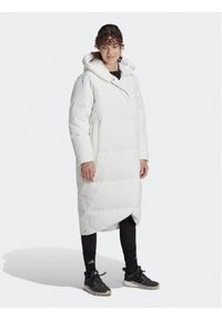 Adidas - adidas Kurtka puchowa Big Baffle Down Coat HN9939 Biały Loose Fit. Kolor: biały. Materiał: syntetyk #1