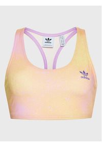 Adidas - adidas Top Allover HL6595 Żółty Slim Fit. Kolor: żółty. Materiał: syntetyk #8