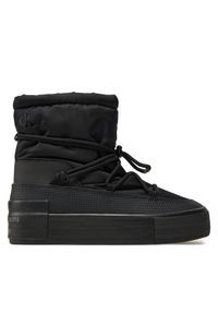 Calvin Klein Jeans Botki Vulc Flatform Snow Boot Wn YW0YW01591 Czarny. Kolor: czarny. Materiał: materiał #1