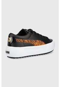 Puma sneakersy Kaia Platform Tiger 383915 kolor czarny. Nosek buta: okrągły. Zapięcie: sznurówki. Kolor: czarny. Materiał: guma. Obcas: na platformie #3