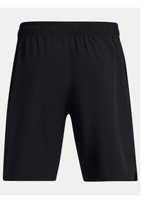 Under Armour Szorty sportowe Ua Woven Wdmk Shorts 1383356-001 Czarny Loose Fit. Kolor: czarny. Materiał: syntetyk. Styl: sportowy
