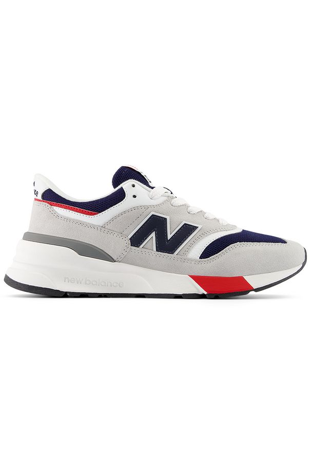 Buty unisex New Balance U997REB – szare. Okazja: na co dzień. Kolor: szary. Materiał: guma, materiał, skóra, syntetyk. Szerokość cholewki: normalna