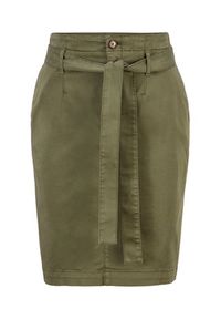 BOSS - Boss Spódnica mini C_Virella-D 50454549 Zielony Regular Fit. Kolor: zielony. Materiał: bawełna #4