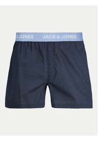 Jack & Jones - Jack&Jones Komplet 3 par bokserek Jackson 12263654 Granatowy. Kolor: niebieski. Materiał: bawełna #3