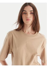 BOSS T-Shirt C_Enis 50523256 Beżowy Oversize. Kolor: beżowy. Materiał: bawełna #3