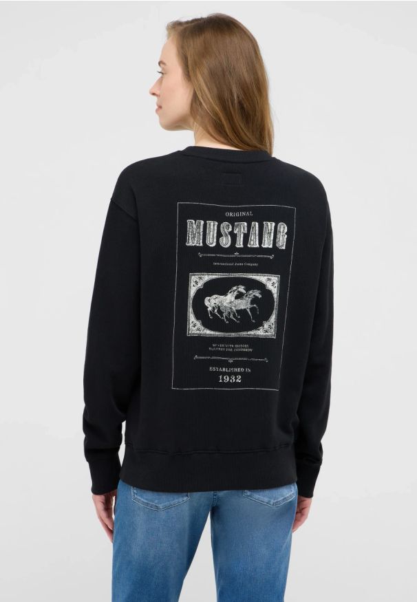 Damska bluza nierozpinana Mustang Style Aberdeen Black Beauty 1016768 4185