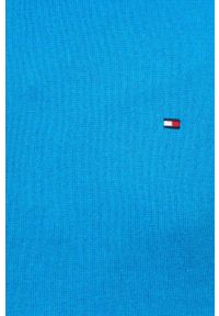 TOMMY HILFIGER - Tommy Hilfiger sweter z domieszką kaszmiru kolor niebieski lekki. Kolor: niebieski. Materiał: kaszmir. Styl: klasyczny #3