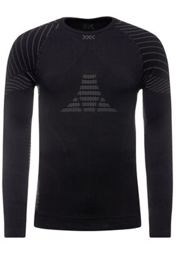 X-Bionic Bielizna termoaktywna górna 4.0 Long INWT06W19M Czarny Slim Fit. Kolor: czarny. Materiał: syntetyk