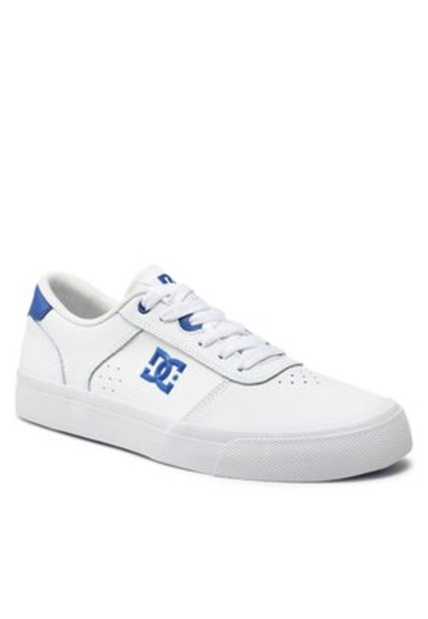 DC Shoes Sneakersy Teknic ADYS300763 Biały. Kolor: biały. Materiał: skóra